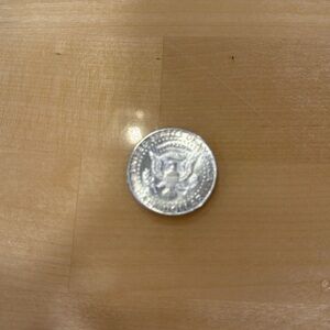 1964 silver Kennedy half dollar coin